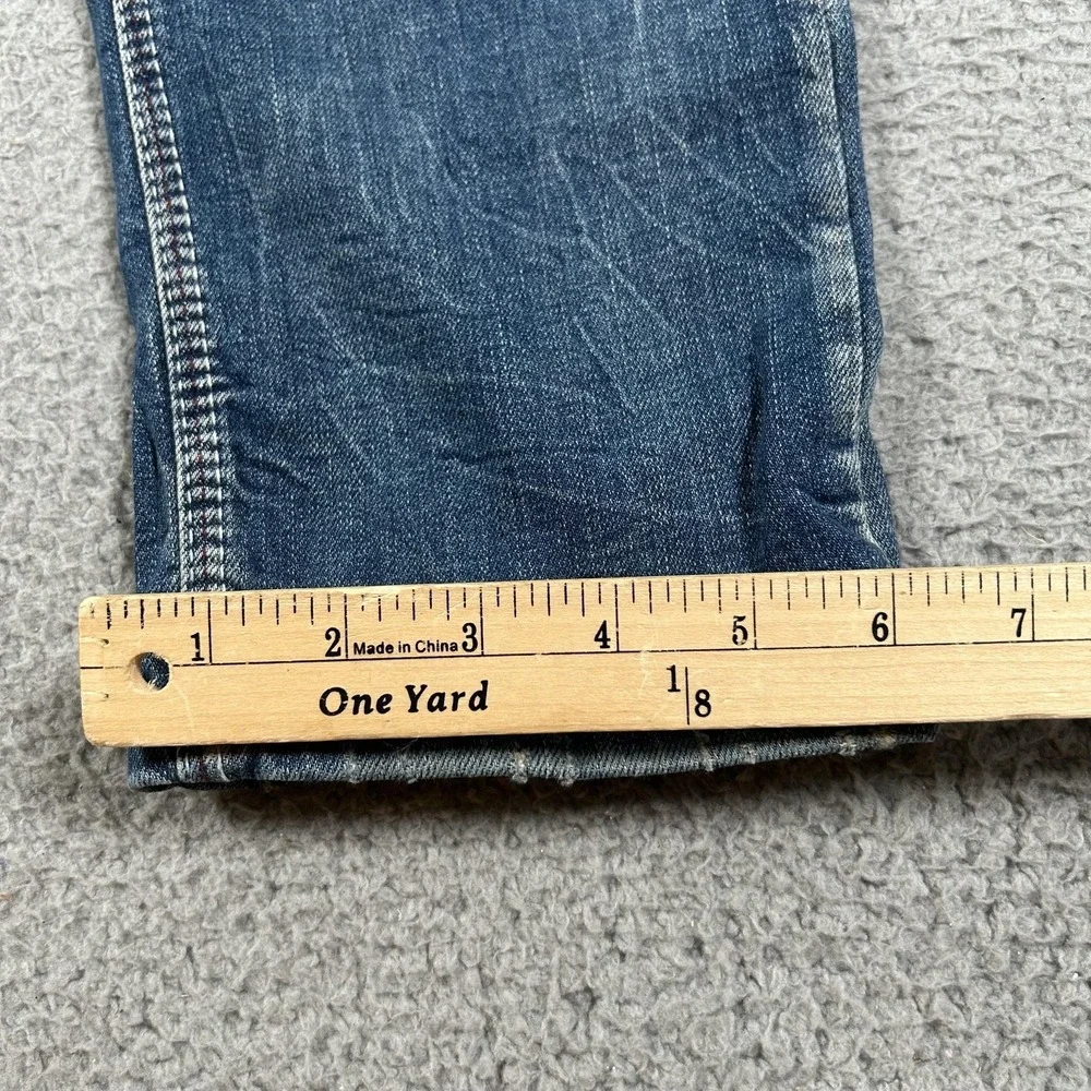 Jetlag Jeans Mens 32 Blue‎ Medium Wash Skinny Stretch Distressed Denim Jeans